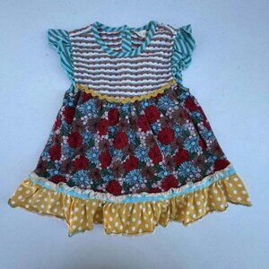 Matilda Jane Multi-Pattern Dress 4T